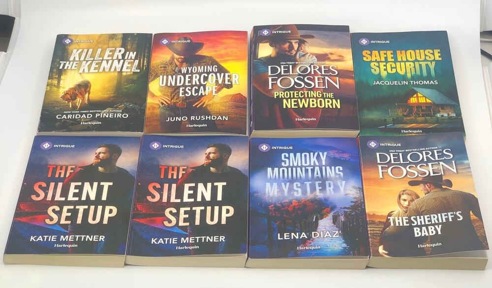 Harlequin Enterprises Intrigue Suspense Book Series [Lot of 8]